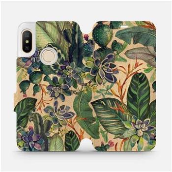 Flip pouzdro na mobil Xiaomi Mi A2 Lite - VP05S Sukulenty (5903516775149)