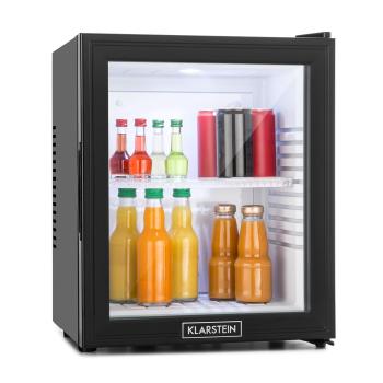 Klarstein MKS-13, minibar, 30 l, energetická třída F, sklo, černý