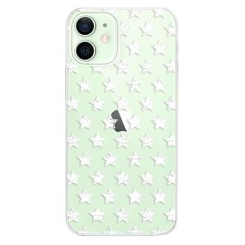 Odolné silikonové pouzdro iSaprio - Stars Pattern - white - iPhone 12 mini