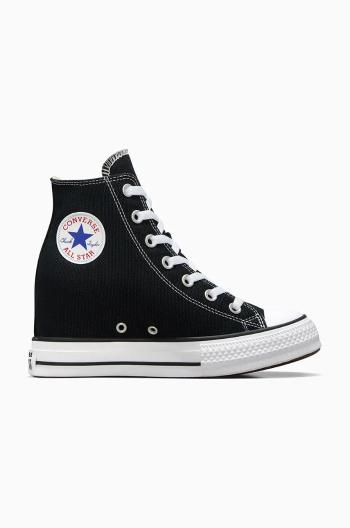 Kecky Converse Chuck Taylor All Star Wedge dámské, černá barva, A11909C