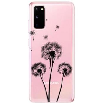 iSaprio Three Dandelions - black pro Samsung Galaxy S20 (danbl-TPU2_S20)