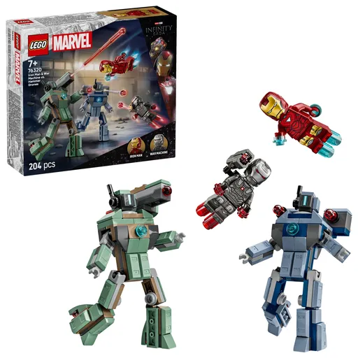 LEGO® Marvel 76320 Iron Man a War Machine vs. Hammerovy Drony