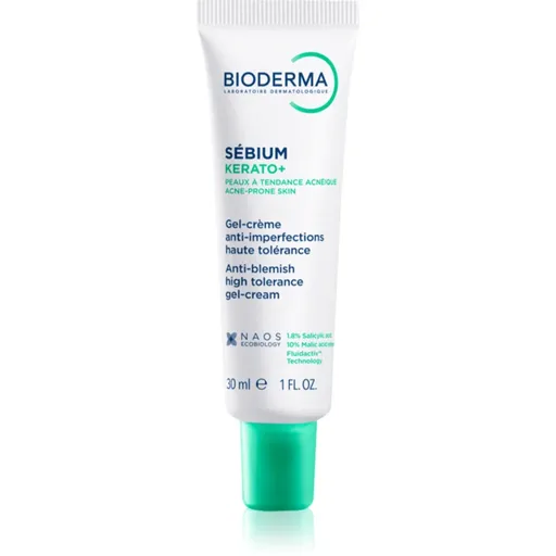 Bioderma Sébium Kerato+ gel krém proti nedokonalostem aknózní pleti 30 ml