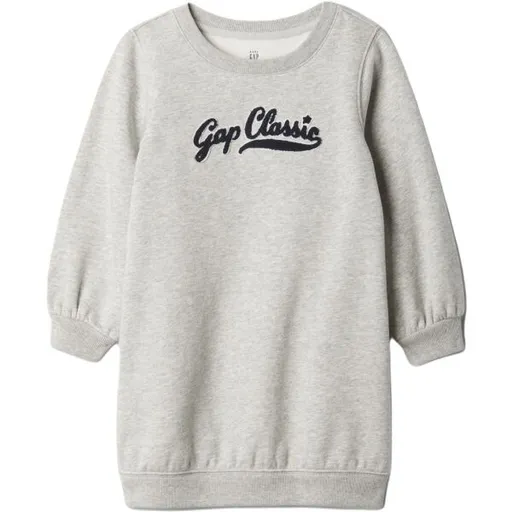 GAP BABY Dívčí šaty, šedá, velikost 5Y