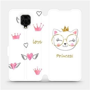 Flipové pouzdro na mobil Xiaomi Redmi Note 9 Pro - MH03S Kočička princess (5903516248384)