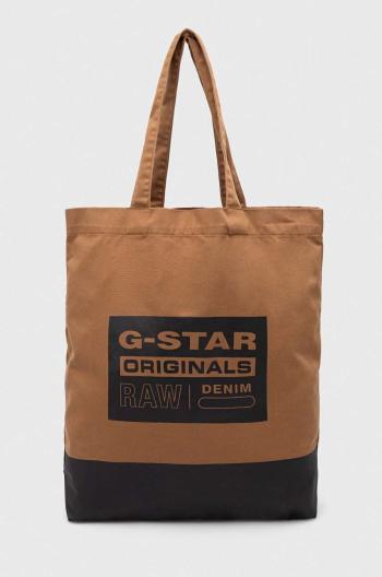 Taška G-Star Raw hnědá barva