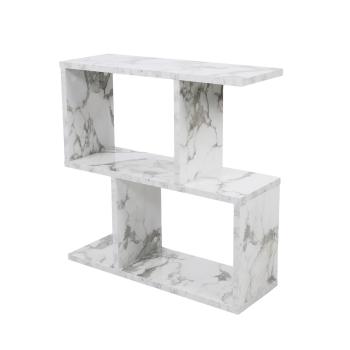 Masă de cafea Life White Marble, gri deschis