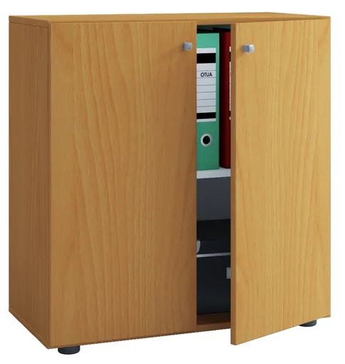 VCM Kancelářská skříň Lona XL s otočnými dvířky, buk