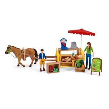 Schleich Mobilní farmářský stánek 42528 (4059433383484)