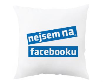 Polštář Nejsem na facebooku