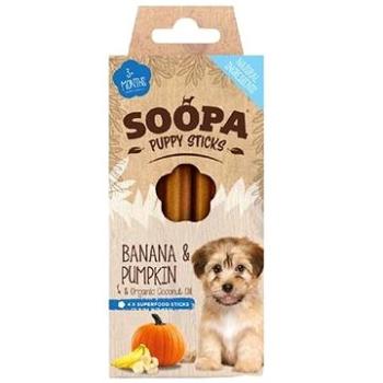 Soopa Dentální tyčinky Puppy s banánem a dýní 100 g (5060289920715)