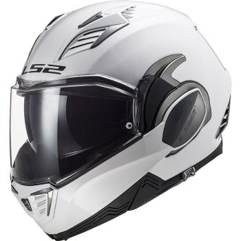 Výklopná moto přilba LS2 FF900 Valiant II Solid P/J  White  3XL (65-66)