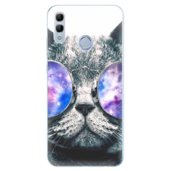 Odolné silikonové pouzdro iSaprio - Galaxy Cat - Huawei Honor 10 Lite