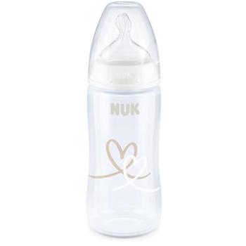 NUK FC+ láhev s kontrolou teploty 300 ml, bílá (BABY3513a)