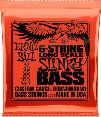 Ernie Ball 2838 Slinky Struny pro 6-strunnou baskytaru