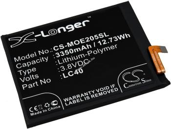 Helyettesítő okostelefon akku mobiltelefon Motorola Moto E7 3350mAh Li-Polymer