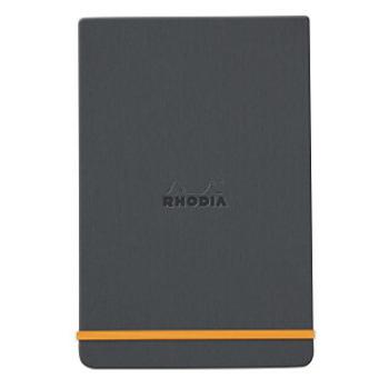 Zápisník Rhodia s pevnými deskami 9x14cm – Titanium