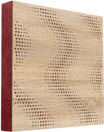 Mega Acoustic FiberPRO60 Sinus Sonoma Oak/Dark Red Absorpční dřevěný panel