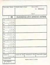 Tiskopis NEM. Objednávka léků a zdravot. materiálu A5 3x25 listů DITIS
