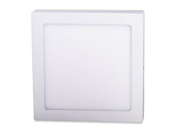 LED Solution Bílý přisazený LED panel hranatý 220 x 220mm 18W Economy Barva světla: Studená bílá 10500