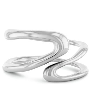 Calvin Klein Designový ocelový prsten Statement Links 35000751 54 mm