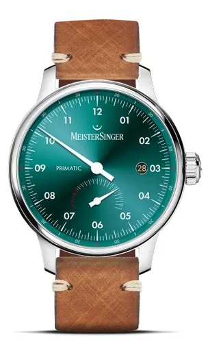 MeisterSinger Primatic PR919 - Světle hnědý kožený řemínek