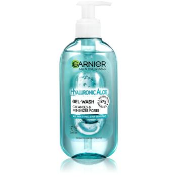 Garnier Čisticí gel pro všechny typy pleti Hyaluronic Aloe Gel Wash 200 ml