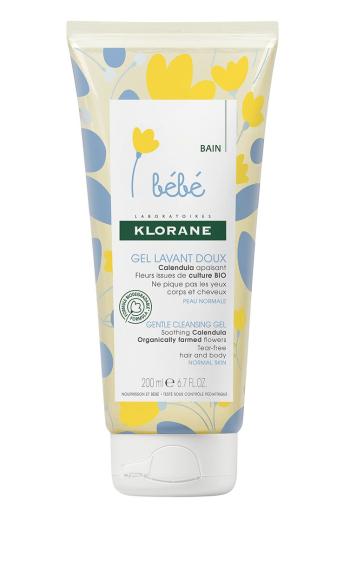 KLORANE Bébé Jemný mycí gel na tělo a vlasy 200 ml