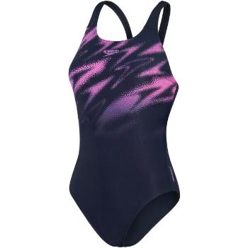 Speedo HYPERBOOM PLACEMENT MUSCLEBACK Dámské aerodynamické plavky, tmavě modrá, velikost