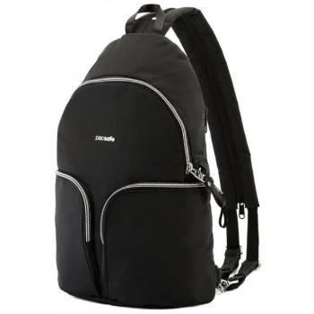 Pacsafe STYLESAFE SLING BACKPACK Női lopásgátló hátizsák, fekete, méret