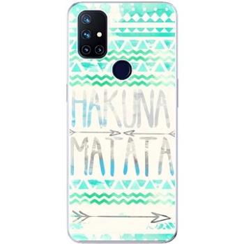 iSaprio Hakuna Matata Green pro OnePlus Nord N10 5G (hakug-TPU3-OPn10)