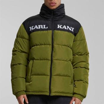 Zimní bunda Karl Kani Retro Essential Puffer Jacket Olive - XL