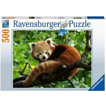 Ravensburger Puzzle 173815 Panda Červená 500 Dílků  (4005556173815)