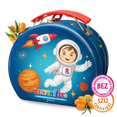 RAKYTNÍČEK+ želatinky - Kufřík Vesmír