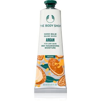 The Body Shop Argan Hand Balm hydratační krém na ruce a nehty 30 ml