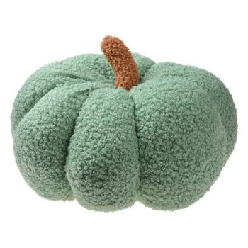 Mintový dekorační polštář ve tvaru dýně Pumpkin - Ø 28*18 cm  KG033.008LGR