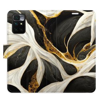 Flipové pouzdro iSaprio - BlackGold Marble - Xiaomi Redmi 10