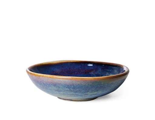 Rustikálně modrá porcelánová mistička Chef  - Ø 9*3 cm / 50 ml  HKLIVING