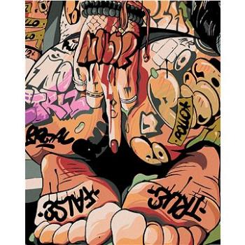 Malování podle čísel - Potetovaná (HRAmal01059nad)