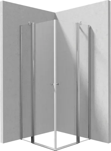 DEANTE/S Sprchový kout dvojité výklopné 80x80 KTSU042P+KTSU042P KERRIA/0409