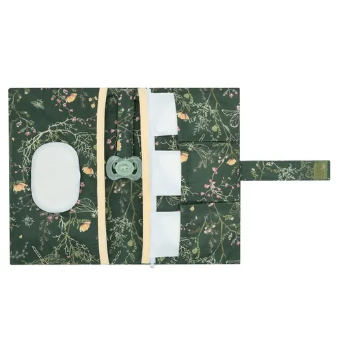 KikkaBoo Pouzdro na pleny Secret Garden Green