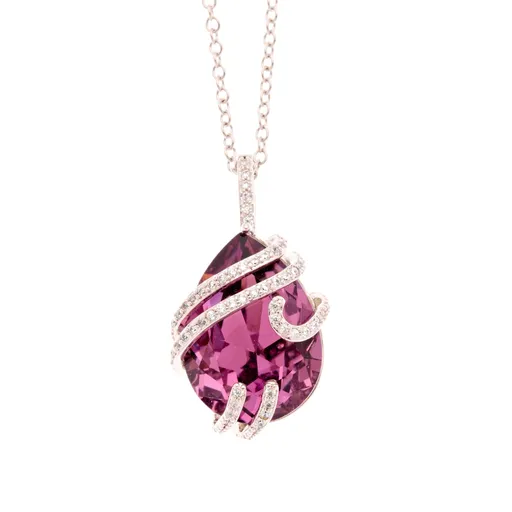 Oliver Weber Elegantní náhrdelník s krystaly Lumiere 12494 219