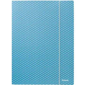 ESSELTE Colour Breeze A4 tříchlopňové s gumičkou, modré (628492)