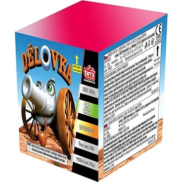 Ohňostroj - baterie výmetnic dělovka 25 ran  (8595596302918)