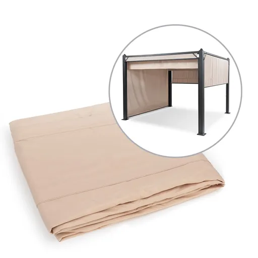 Blumfeldt Pantheon Cortina Pergola, sada náhradních bočních stěn: 4 stěny, 200 g/m², polyesterová tkanina, 3 x 6 m
