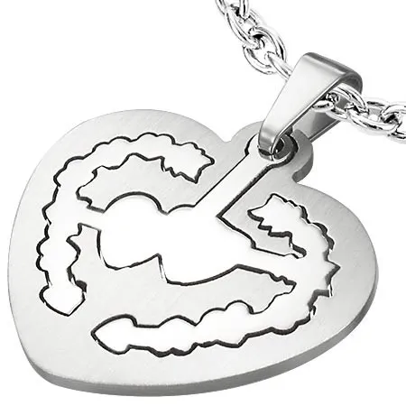 Srdcový přívěsek známka