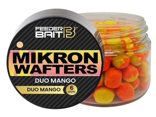 FeederBait Mikron Wafters 4x6mm 25ml - Duo Mango,FeederBait Mikron Wafters 4x6mm 25ml - Duo Mango