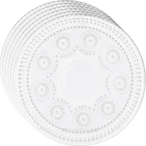 Altom 6dílná sada skleněných talířků Daisy, 6 ks