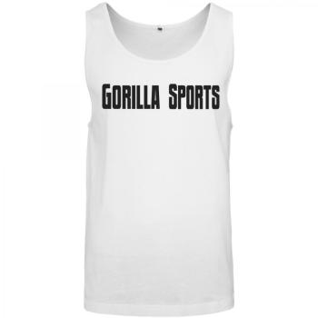 Gorilla Sports Sportovní volné tílko, bílé, S