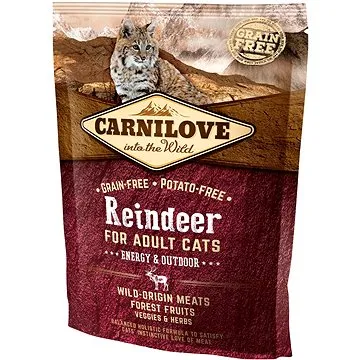 Carnilove reindeer for adult cats – energy